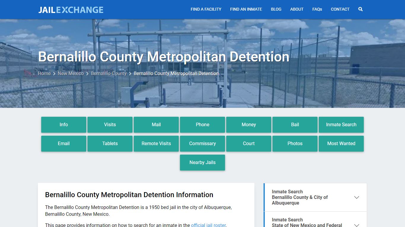 Bernalillo County Metropolitan Detention - Jail Exchange